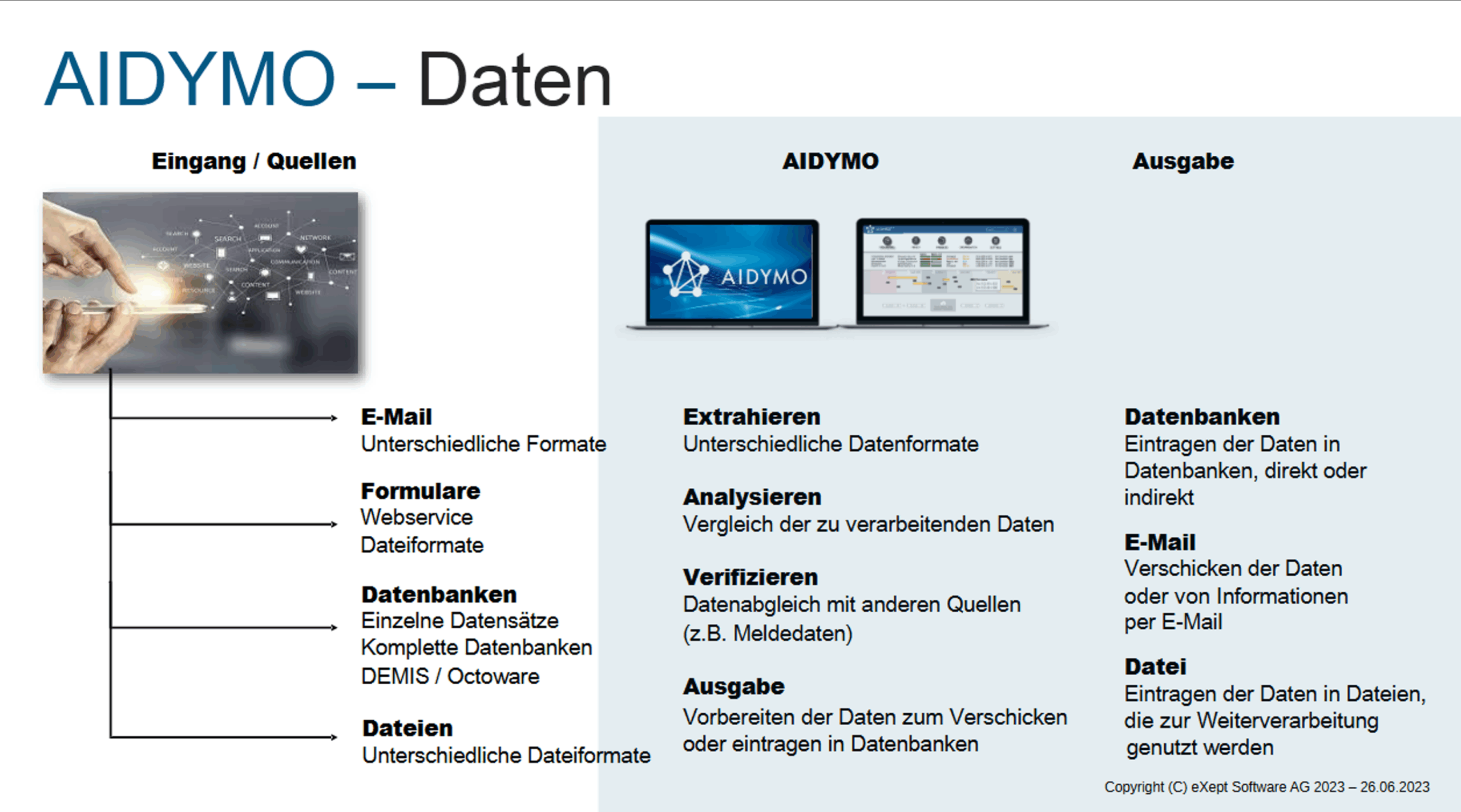 Datenauswertung und höchste IT Security mit der Software Firma Exept aus Bietigheim Bissingen Kreis Stuttgart